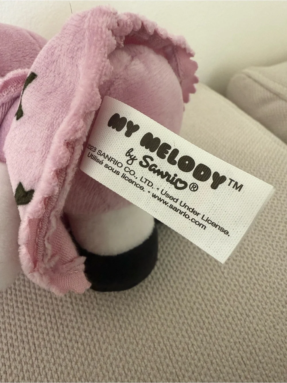 My Melody Sanrio Lolita 7 Inch Plush Hot Topic Exclusive NWT